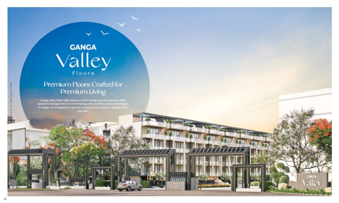 Ganga Valley Floors, Gurgaon - Luxurious 3 BHK Builder Floor