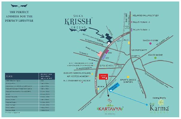Sikka Krissh Greens, Meerut - 2/3 BHK Premium Apartments
