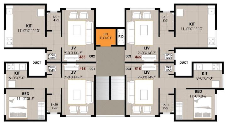 Shiv Neel, Thane - 1/2/ BHK Apartments