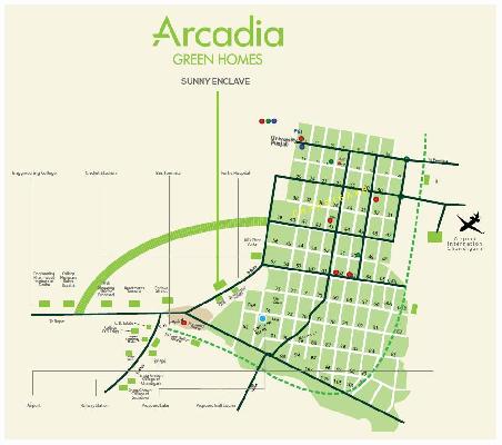 Arcadia Green Homes, Mohali - 3BHK Appartment