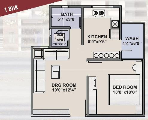 Satva Gokul II, Ahmedabad - 2 BHK Flats