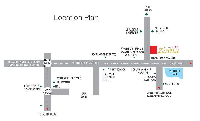 Veracious Zarita, Bangalore - 2 BHK Luxury Apartments