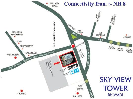Sky View Tower, Bhiwadi - Mall Cum Office Complex