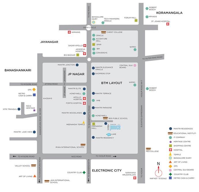 Pinnacle, Bangalore - 3/4 BHK & Penthouses