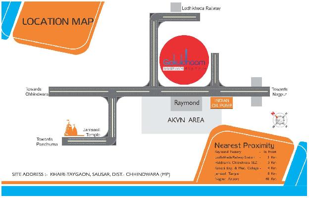 Gokuldhaam Aaditya Smart City, Chhindwara - Residential Cum Commercial Project