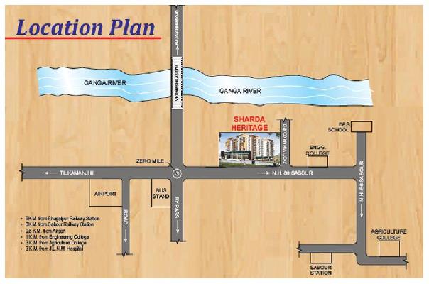 Sharda Heritage, Bhagalpur - 3BHK Appartment