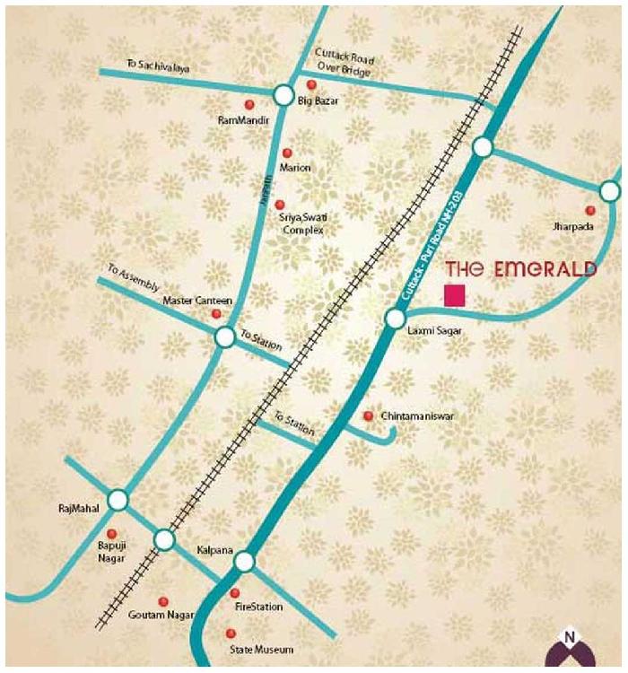 The Emerald Phase-2, Bhubaneswar - Luxury Apartments