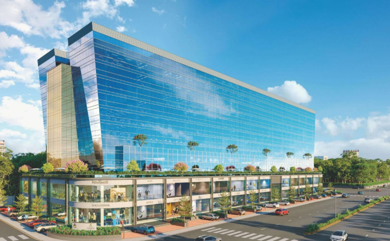  Office Space 575 Sq.ft. for Rent in Vesu, Surat