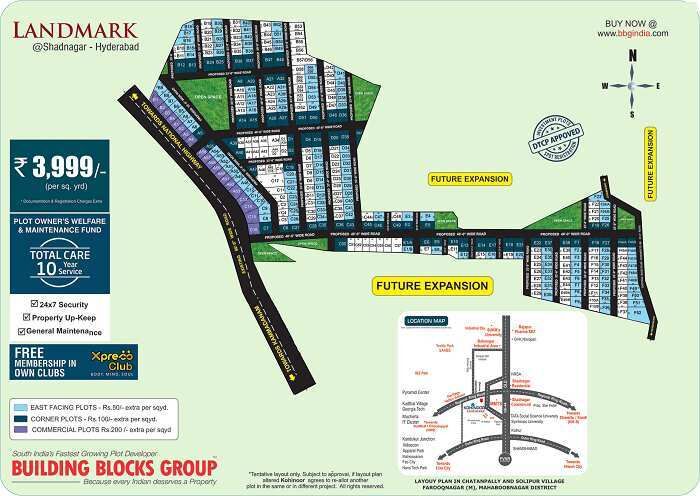  146 Sq. Yards Residential Plot for Sale in Shadnagar, Hyderabad