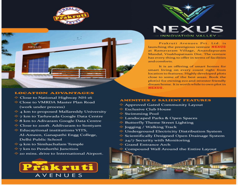  200 Sq.ft. Residential Plot for Sale in Gandigundam, Visakhapatnam