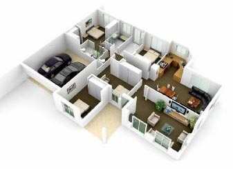3 BHK Apartment 350 Sq.ft. for Rent in
