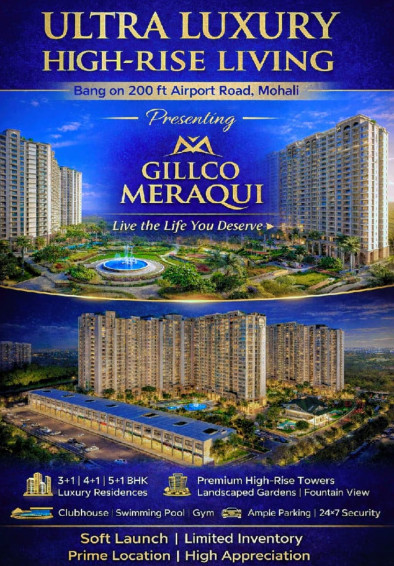 3.5 BHK 3150 Sq.ft. Apartment for Sale in Sector 126 Mohali