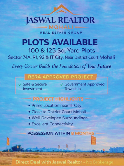  27 Acre Residential Plot for Sale in Sector 91 Mohali