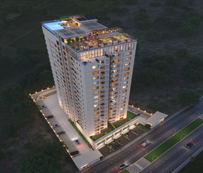 3 BHK Apartment 2450 Sq.ft. for Sale in Gorewada, Nagpur