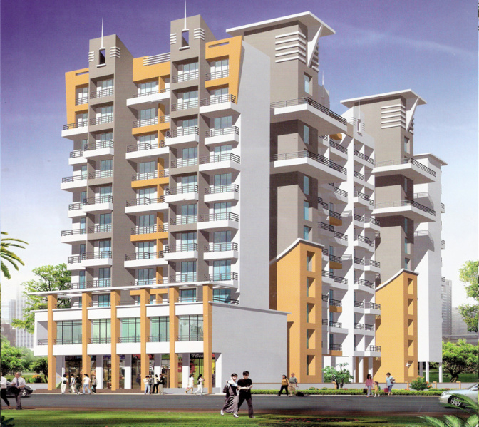 1 BHK Apartment 640 Sq.ft. for Rent in Karanjade, Panvel, Navi Mumbai