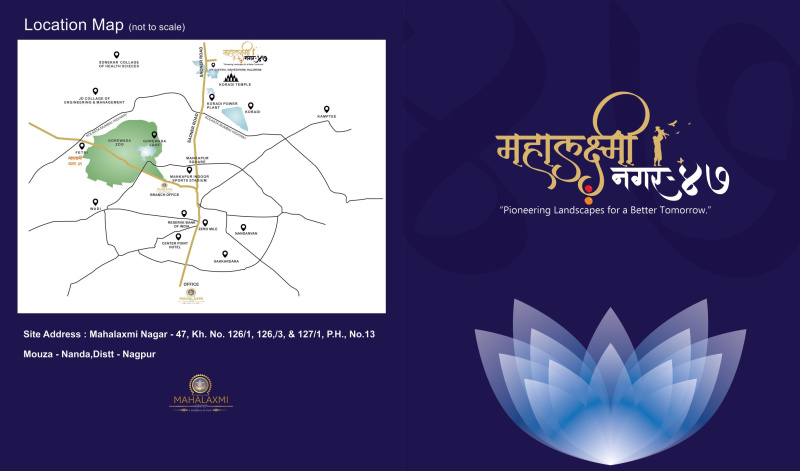  1357 Sq.ft. Residential Plot for Sale in Koradi Road, Nagpur