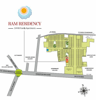 2 BHK Flat for Sale in NH 11, Bharatpur