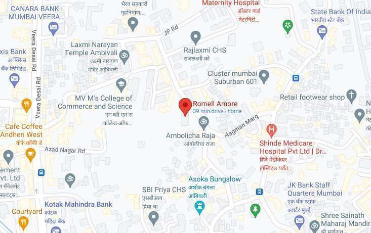 2 BHK Apartment 564 Sq.ft. for Sale in Azad Nagar, Andheri West, Mumbai