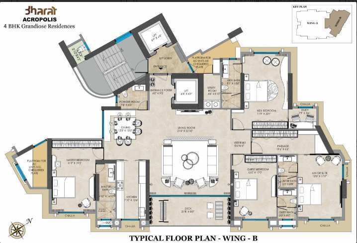 4 BHK Apartment 2700 Sq.ft. for Sale in Gulmohar Colony, Juhu, Mumbai
