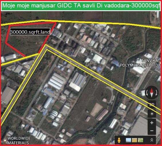  Commercial Land 280000 Sq.ft. for Sale in Manjusar, Vadodara