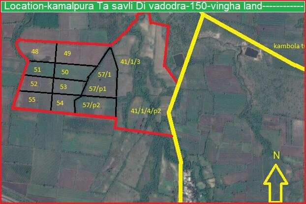  Commercial Land 150 Bigha for Sale in Savli, Vadodara