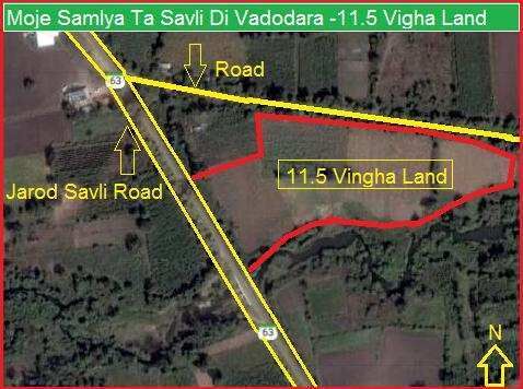  Agricultural Land 12 Bigha for Sale in Savli, Vadodara