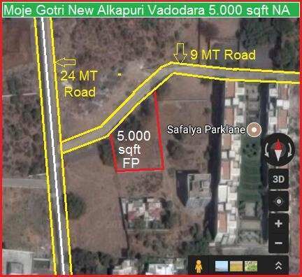  Residential Plot 5000 Sq.ft. for Sale in Gotri, Vadodara