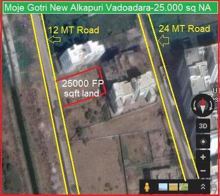  Residential Plot 25000 Sq.ft. for Sale in Gotri, Vadodara