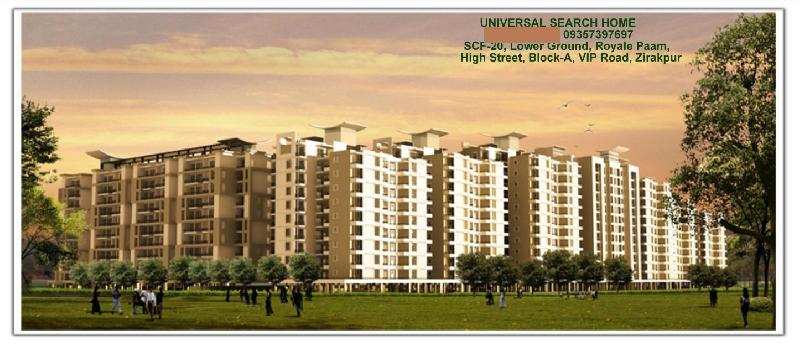 3 BHK Residential Apartment 1510 Sq.ft. for Sale in Ambala Highway, Zirakpur