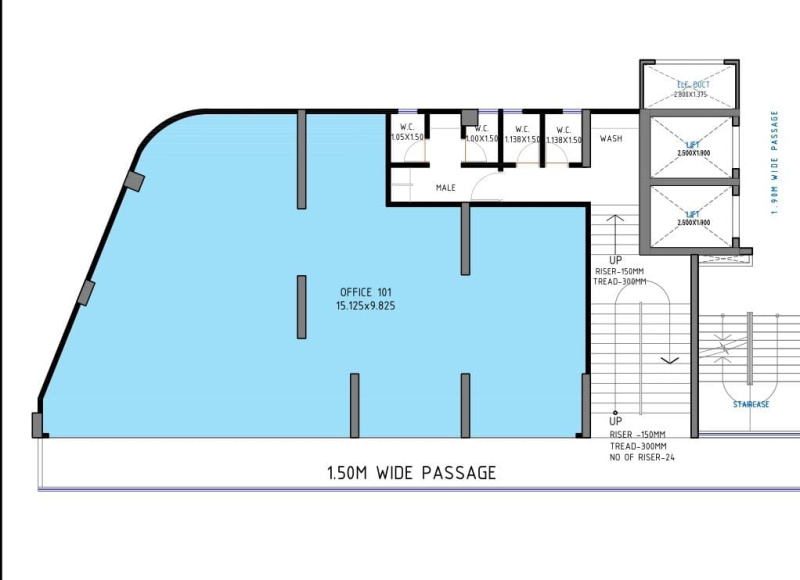  Commercial Shop 1958 Sq.ft. for Sale in Mamurdi, Pune