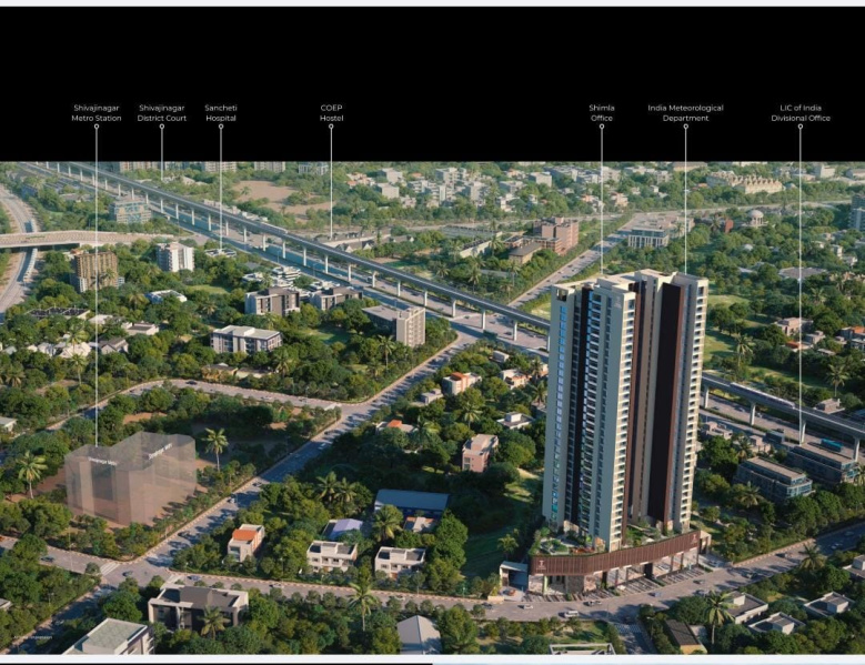 3 BHK 2550 Sq.ft. Apartment for Sale in Shivaji Nagar, Pune