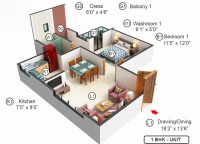 1 BHK Flat for Sale in Bharari, Shimla