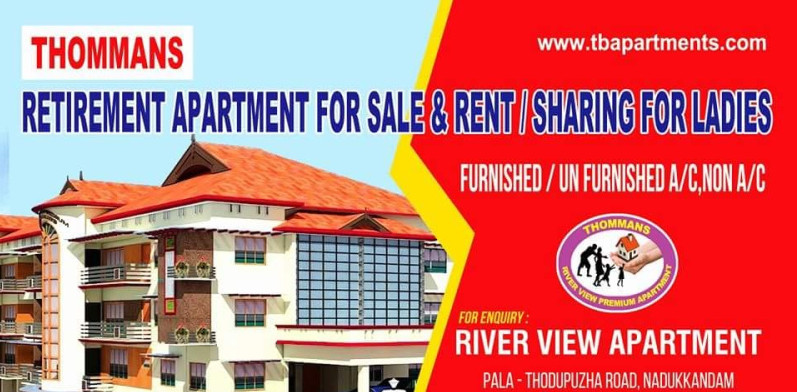 3 BHK 1600 Sq.ft. Apartment for Rent in Thodupuzha, Idukki