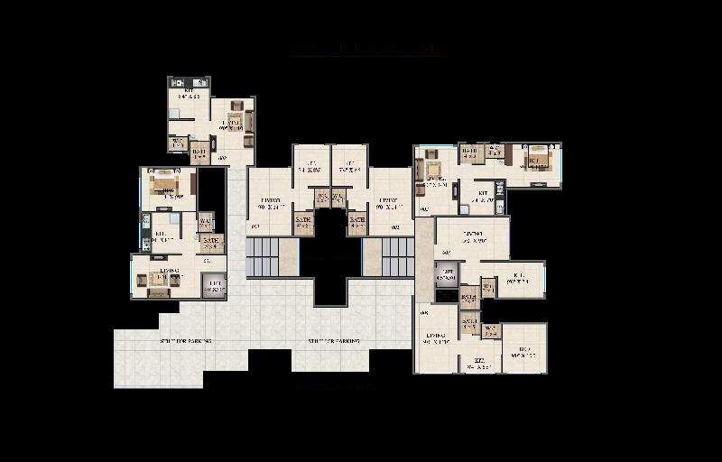  Studio Apartment 380 Sq.ft. for Sale in Belavali, Badlapur, Thane