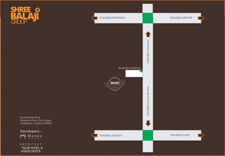 2 BHK Apartment 1515 Sq.ft. for Sale in Warasiya, Vadodara
