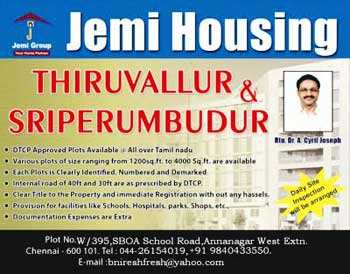 Residential Plot 1800 Sq.ft. for Sale in Thiruvalangadu, Chennai