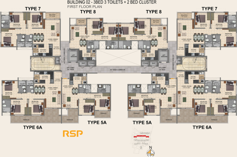 3 BHK 1125 Sq.ft. Apartment for Sale in Kanakapura, Bangalore