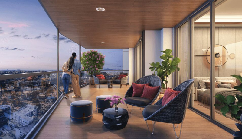 3 BHK 2262 Sq.ft. Apartment for Sale in Lalbagh Road, Bangalore