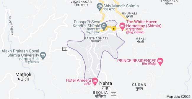  Commercial Land 7 Biswa for Sale in Panthaghati, Shimla