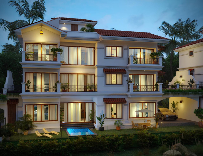 5 BHK Villa 234 Sq. Meter for Sale in Siolim, Bardez, Goa
