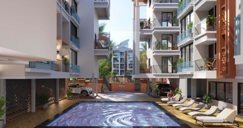 2 BHK Apartment 90 Sq. Meter for Sale in Calangute, Goa