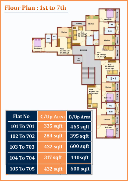 1 BHK 465 Sq.ft. Apartment for Sale in Nandivali, Dombivli East, Thane