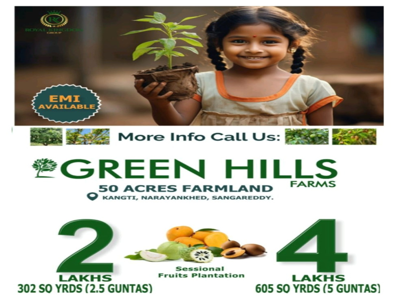  Agricultural Land 303 Sq. Yards for Sale in Narayankhed, Sangareddy