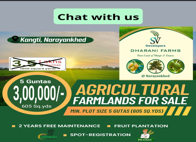  Residential Plot 605 Sq.ft. for Sale in Narayankhed, Sangareddy