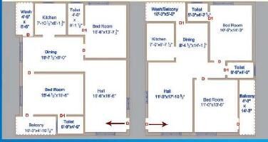 2 BHK Flat for Sale in Penamaluru, Vijayawada