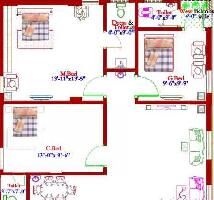 3 BHK Flat for Sale in Ajit Singh Nagar, Vijayawada