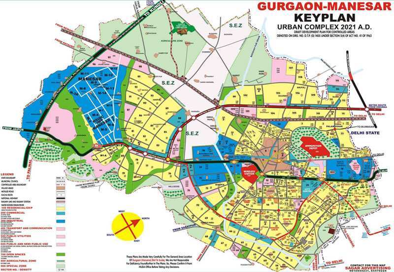  556 Sq. Yards Residential Plot for Sale in Sector 57 Gurgaon