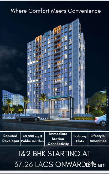 1 BHK Apartment 400 Sq.ft. for Sale in Shahad, Ulhasnagar, Thane