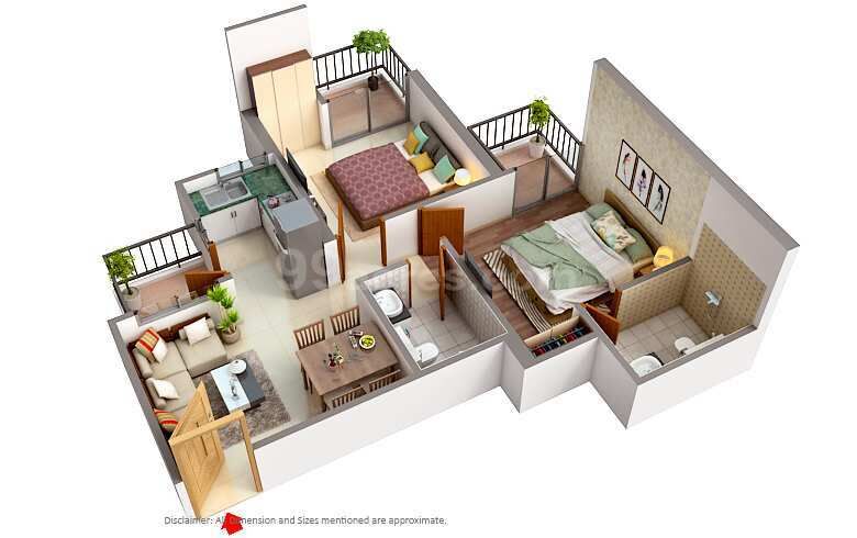 2 BHK Apartment 6.5 Acre for Sale in Omicron 3, Greater Noida