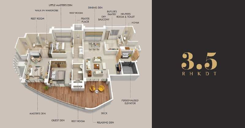 4 BHK Apartment 2380 Sq.ft. for Sale in Laxman Nagar, Baner, Pune